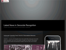 Tablet Screenshot of genocidemonument.com